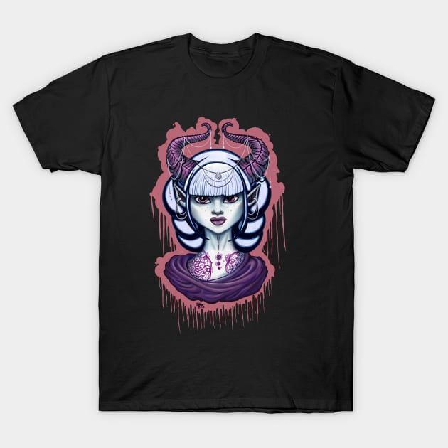 Faun Priestess T-Shirt by Klumbsykay